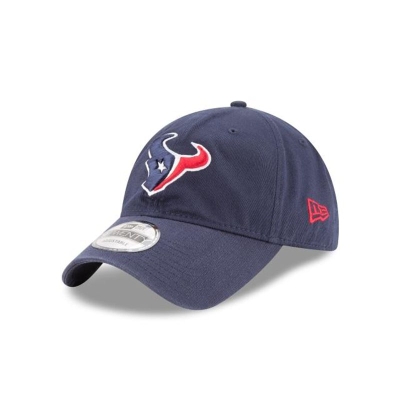 Blue Houston Texans Hat - New Era NFL Core Classic 9TWENTY Adjustable Caps USA9473281